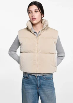 MANGO Kamizelki*Kamizelka pikowana z kieszeniami