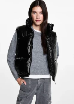 MANGO Kamizelki*Kamizelka pikowana z kieszeniami