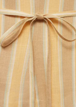 MANGO Kamizelki*Kamizelka w paski z guzikami