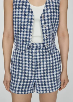 MANGO Kamizelki*Kamizelka wzór w kurzą stopkę