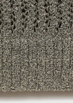 MANGO Kamizelki*Kamizelka z ażurowej dzianiny lureksowej