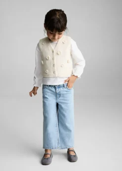 Dzieci MANGO Płaszcze|Swetry I Kardigany*Kamizelka z dzianiny