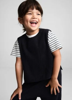 Dzieci MANGO Płaszcze|Swetry I Kardigany*Kamizelka z dzianiny