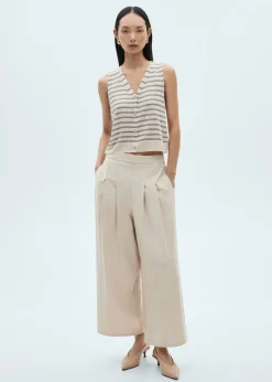 MANGO Kamizelki*Kamizelka z dzianiny na guziki