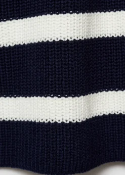 Dzieci MANGO Swetry I Kardigany*Kamizelka z dzianiny w paski