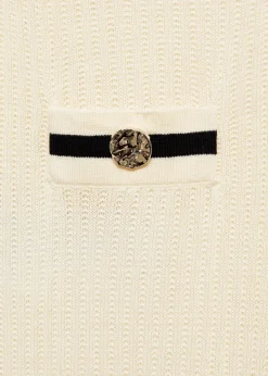 MANGO Kamizelki*Kamizelka z dzianiny z kontrastowymi kieszeniami