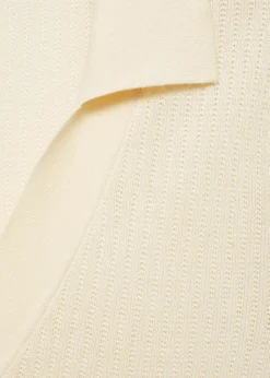 MANGO Kamizelki*Kamizelka z dzianiny z kontrastowymi kieszeniami