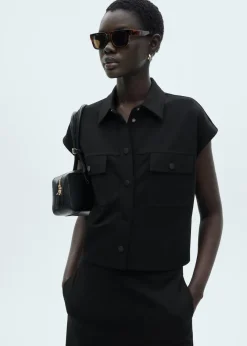 MANGO Kamizelki*Kamizelka z guzikami i kieszeniami