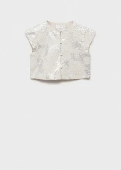 Dzieci MANGO Płaszcze I Kurtki*Kamizelka z haftem