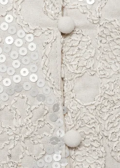 Dzieci MANGO Płaszcze I Kurtki*Kamizelka z haftem