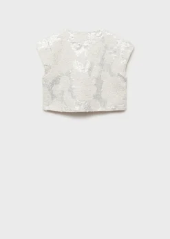 Dzieci MANGO Płaszcze I Kurtki*Kamizelka z haftem