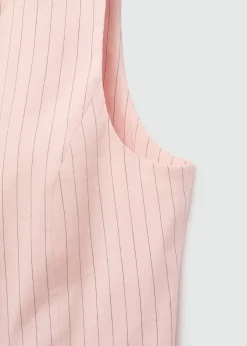 MANGO Kamizelki*Kamizelka z lnu w paski