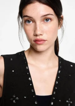 MANGO Topy|Kamizelki*Kamizelka z lusterkami