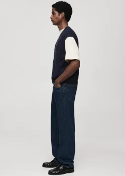 MANGO Kardigany I Swetry*Kamizelka z mieszanki wełny z warkoczami