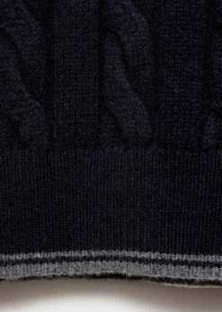 MANGO Kardigany I Swetry*Kamizelka z mieszanki wełny z warkoczami