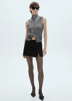 MANGO Kamizelki*Kamizelka z półgolfem i efektem foil