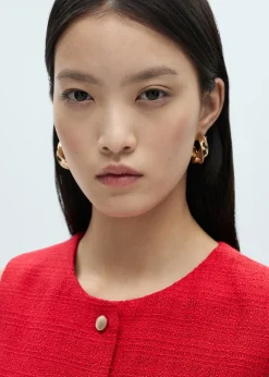 MANGO Kamizelki*Kamizelka z tweedu na guziki