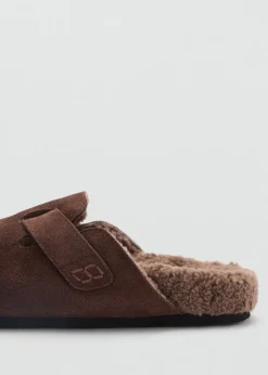 MANGO Piżamy|Piżamy*Kapcie domowe ze sprzączką