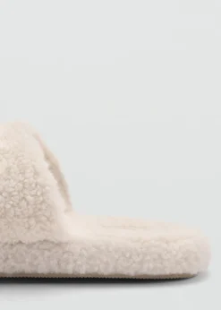 MANGO Piżamy|Piżamy*Kapcie z materiału typu baranek