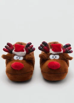 Dzieci MANGO Buty|Buty*Kapcie z motywem renifera