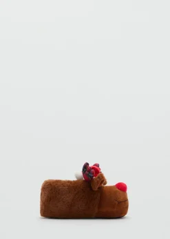Dzieci MANGO Buty|Buty*Kapcie z motywem renifera