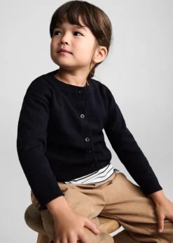 Dzieci MANGO Swetry I Kardigany*Kardigan dzianinowy na guziki