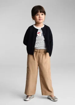 Dzieci MANGO Swetry I Kardigany*Kardigan dzianinowy na guziki