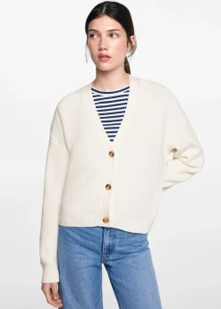 MANGO Swetry I Kardigany*Kardigan dzianinowy na guziki