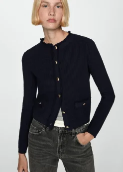 MANGO Kurtki|Swetry I Kardigany*Kardigan dzianinowy na guziki