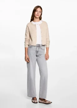 MANGO Swetry I Kardigany*Kardigan dzianinowy na guziki