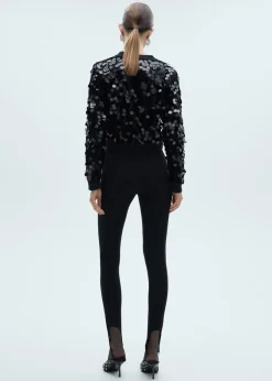 MANGO Kurtki|Swetry I Kardigany*Kardigan dzianinowy z cekinami