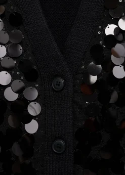 MANGO Kurtki|Swetry I Kardigany*Kardigan dzianinowy z cekinami