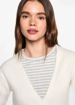 MANGO Swetry I Kardigany*Kardigan kopertowy z wiązaniem