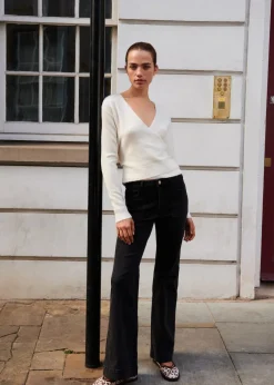 MANGO Swetry I Kardigany*Kardigan kopertowy z wiązaniem