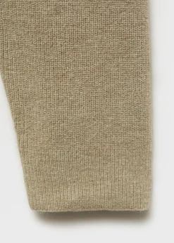 MANGO Kardigany I Swetry*Kardigan polo z mieszanki wełny