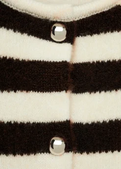 MANGO Kurtki|Swetry I Kardigany*Kardigan w paski na guziki