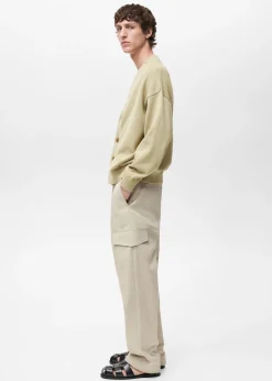 MANGO Kardigany I Swetry*Kardigan z bawełnianej dzianiny z guzikami