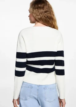 MANGO Swetry I Kardigany*Kardigan z dzianiny w paski