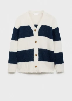 MANGO Swetry I Kardigany*Kardigan z dzianiny w paski