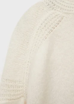 Dzieci MANGO Swetry I Kardigany*Kardigan z dzianiny z dekoltem w szpic