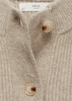 MANGO Swetry I Kardigany|Piżamy*Kardigan z dzianiny z kieszeniami