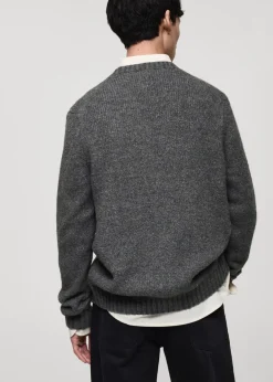 MANGO Kardigany I Swetry*Kardigan z dzianiny z mieszanki wełny