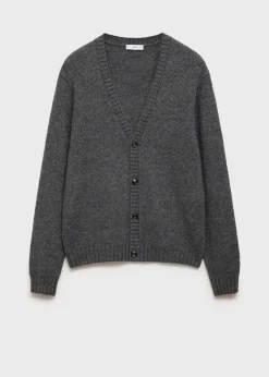 MANGO Kardigany I Swetry*Kardigan z dzianiny z mieszanki wełny