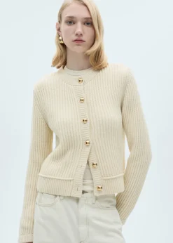 MANGO Kurtki|Swetry I Kardigany*Kardigan z dzianiny z ozdobnymi guzikami