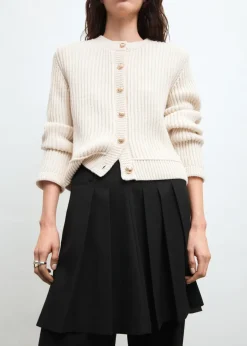 MANGO Kurtki|Swetry I Kardigany*Kardigan z dzianiny z ozdobnymi guzikami