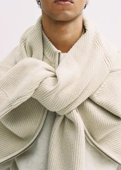 MANGO Kardigany I Swetry*Kardigan z dzianiny z teksturą na zamek