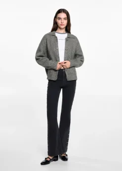 MANGO Swetry I Kardigany*Kardigan z kołnierzykiem polo