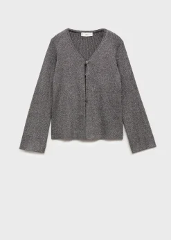 Dzieci MANGO Swetry I Kardigany*Kardigan z lureksu