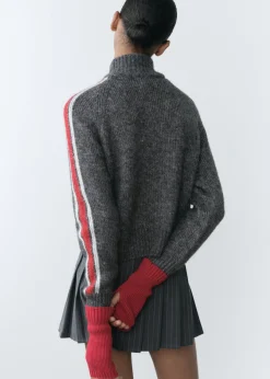 MANGO Kurtki|Swetry I Kardigany*Kardigan z półgolfem na zamek