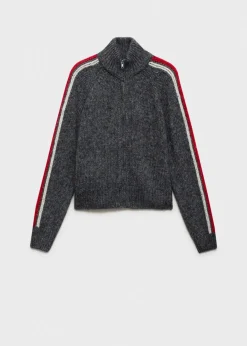 MANGO Kurtki|Swetry I Kardigany*Kardigan z półgolfem na zamek